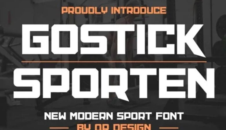 Gostick Sporten Font