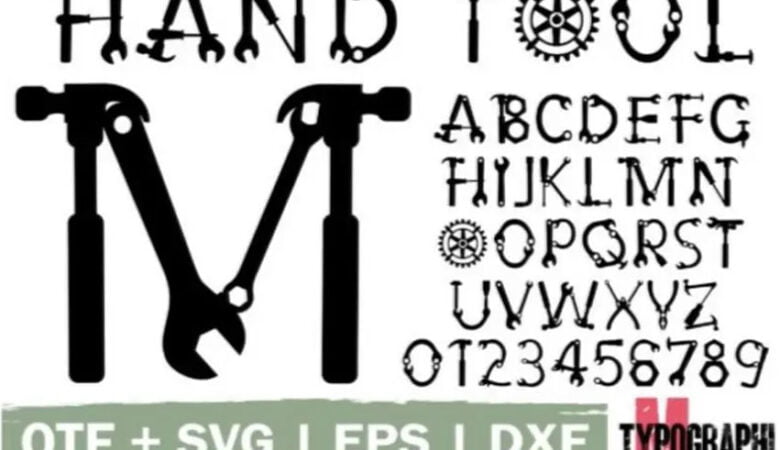 Hand Tool Font