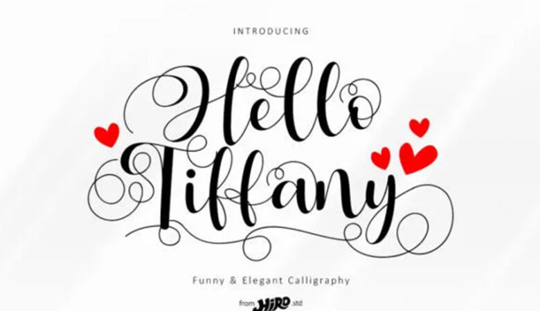 Hello Tiffany Font