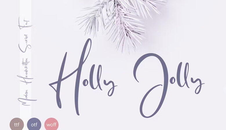 Holly Jolly Hand Drawn Font