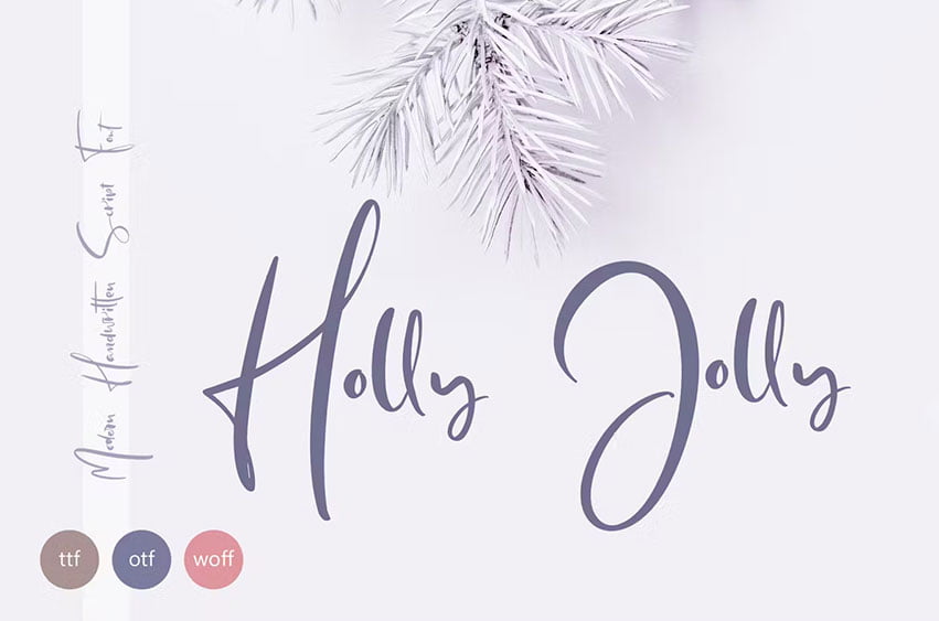 Holly Jolly Hand Drawn Font