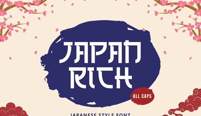 Japan Rich Japanese Font