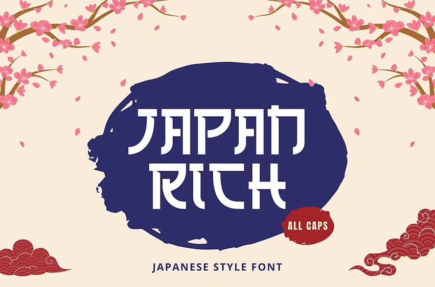 Japan Rich Japanese Font