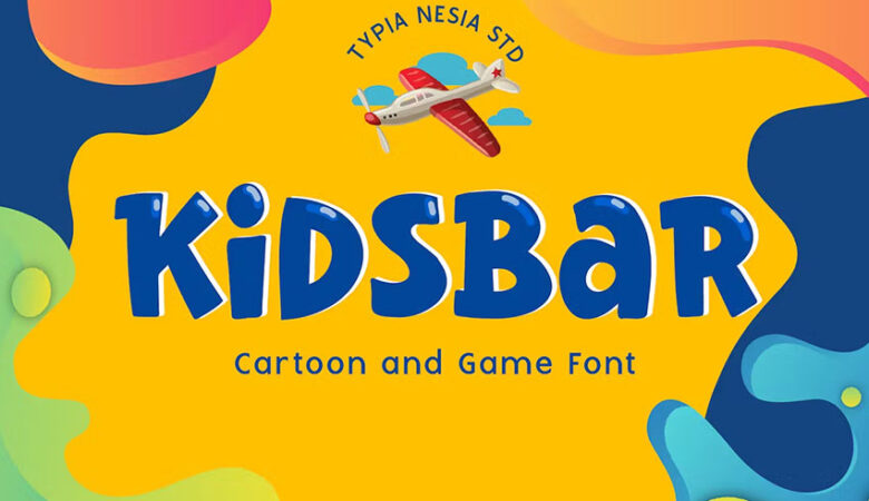 Kidsbar Fun Game and Cartoon Font