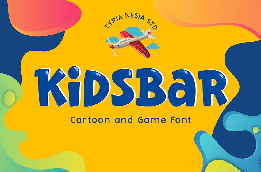 Kidsbar Fun Game and Cartoon Font