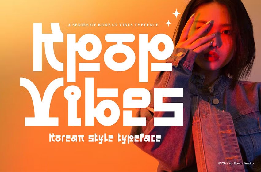 Kpop Vibes Korean Style Font