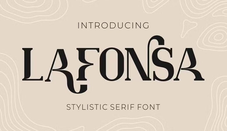 Lafonsa Stylistic Serif Font
