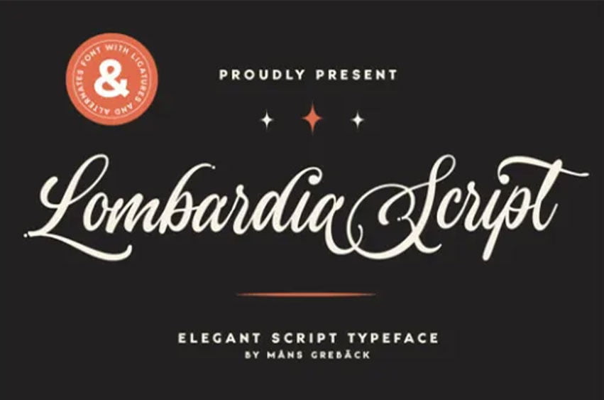 Lombardia Script Font Family