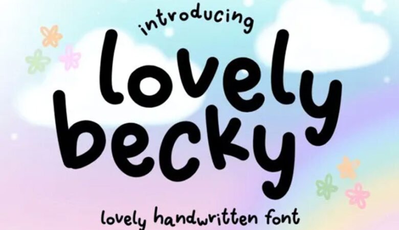 Lovely Becky Font