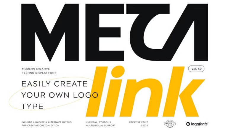 Meta Link Modern Font