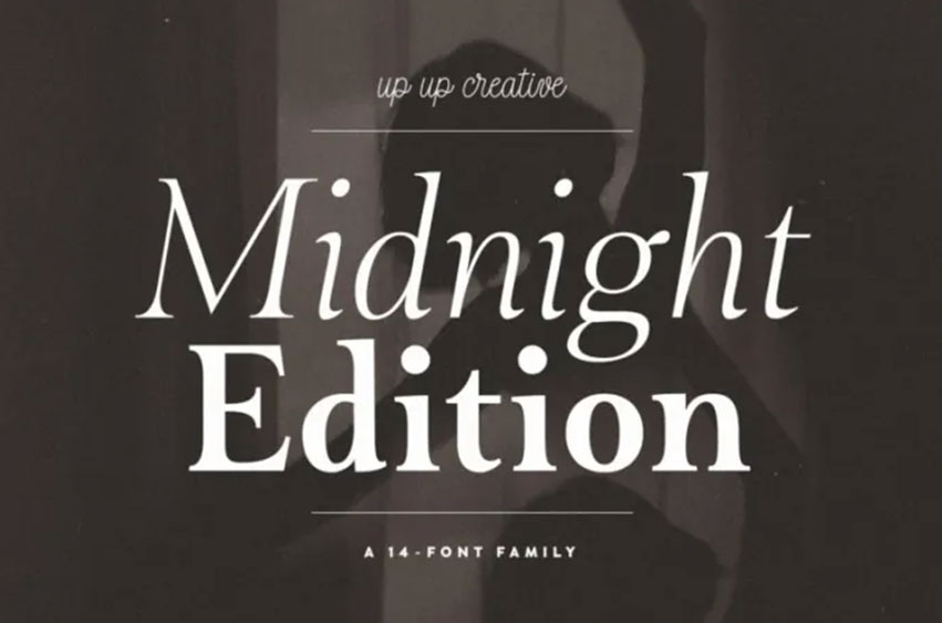 Midnight Edition Complete – 14 Fonts