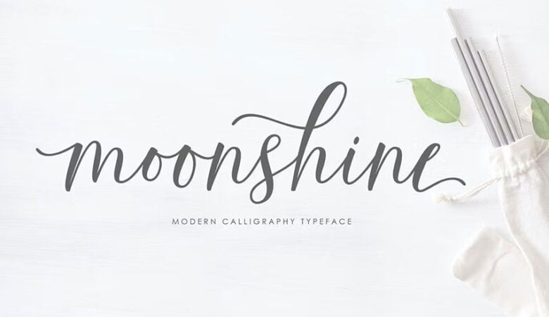 Moonshine Script Font