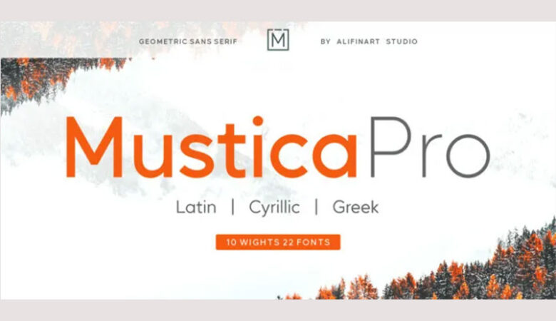 Mustica Pro Font Family – 22 Fonts