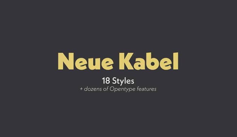 Neue Kabel Font Family