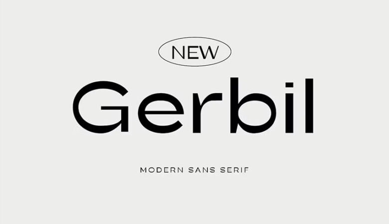 New Gerbil Modern Sans Font