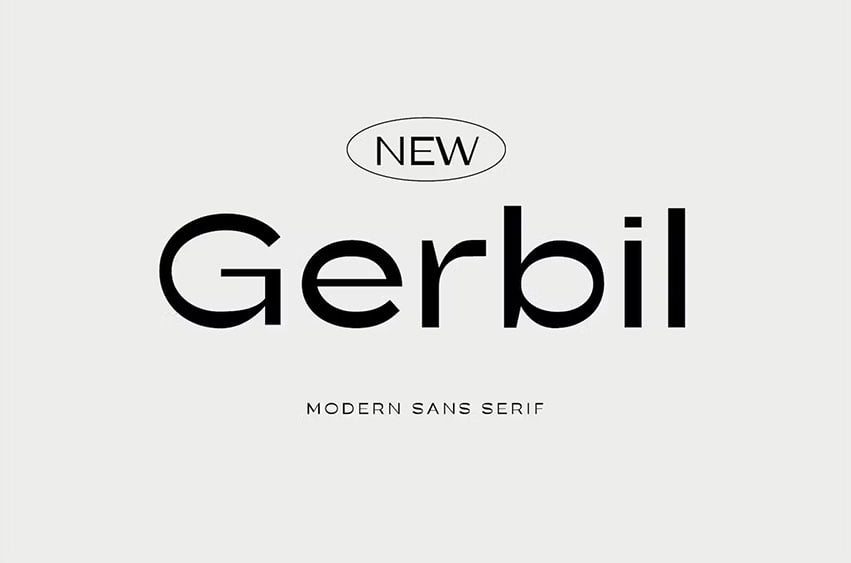 New Gerbil Modern Sans Font