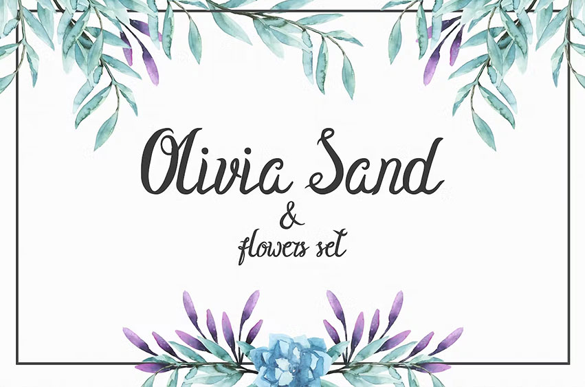 Olivia Sand Typeface Font