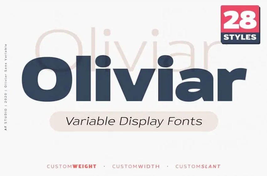 Oliviar Sans Variable Font