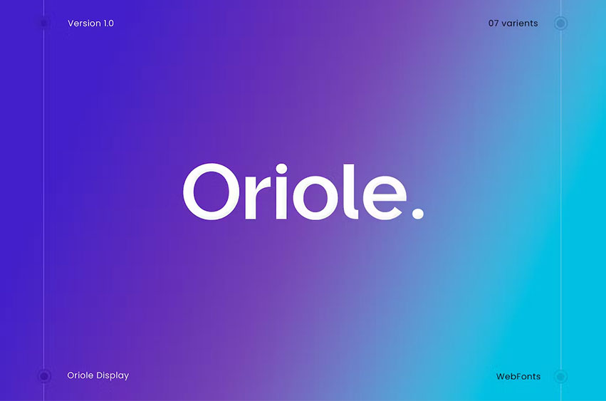 Oriole Display Font