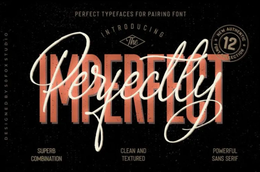 Perfectly Imperfect Collection Font