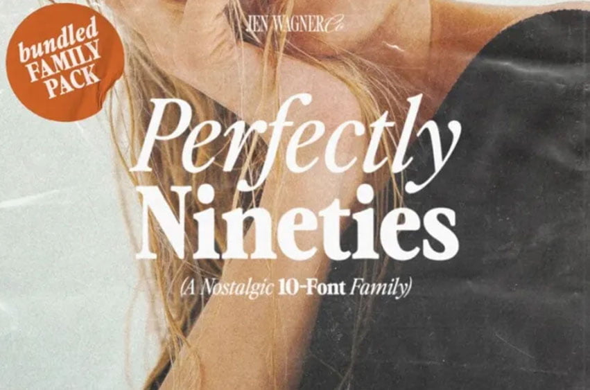 Perfectly Nineties 10-Font Family