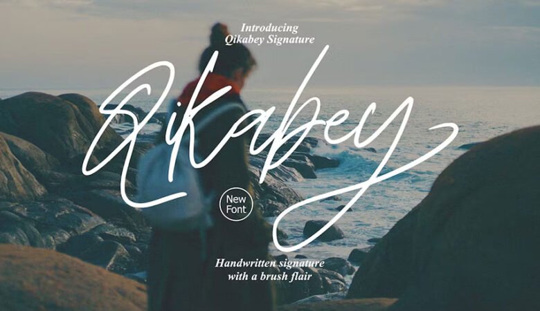 Qikabey Signature Font