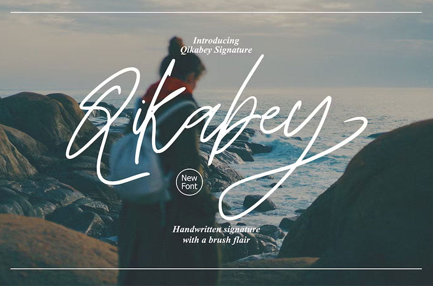 Qikabey Signature Font