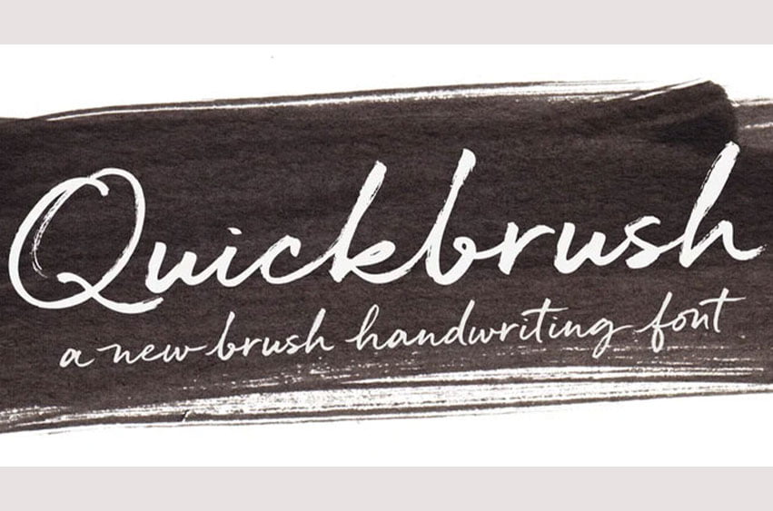 Quickbrush Font