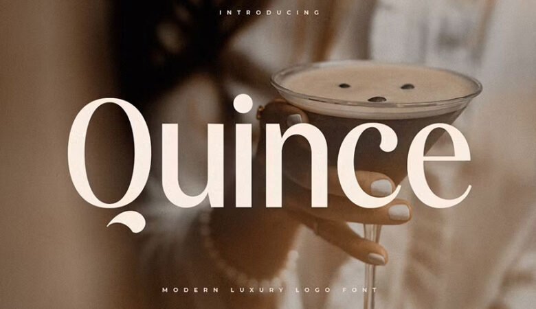 Quince Luxury Logo Font