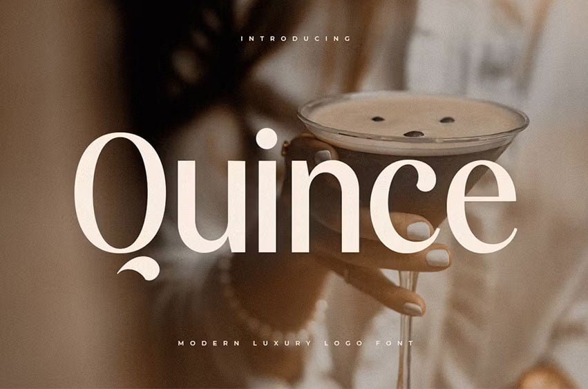 Quince Luxury Logo Font