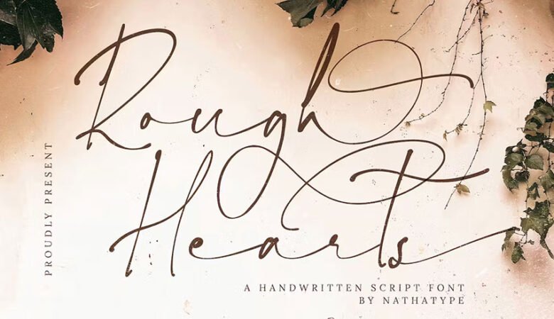 Rough Hearts Font