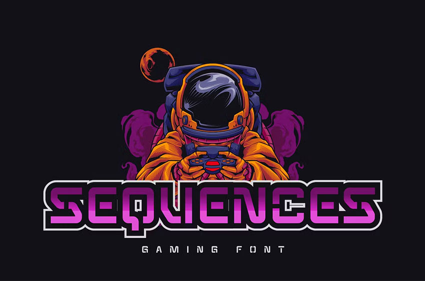 Sequences Gaming Font