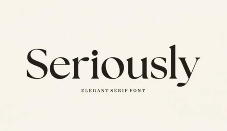 Seriously Font