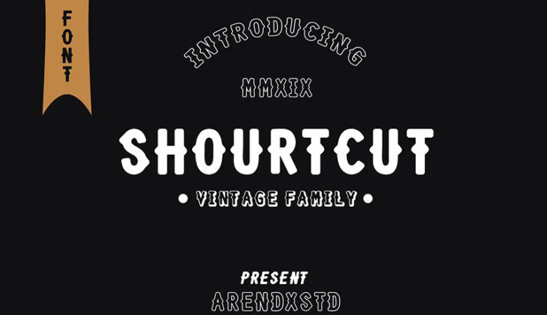 Shourtcut Vintage Bundle Font