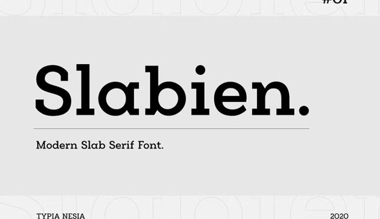 Slabien Slab Serif Font