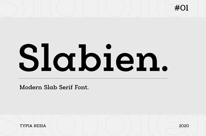 Slabien Slab Serif Font