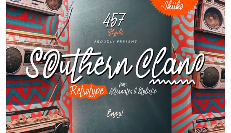 Southern Clan Retrotype Font