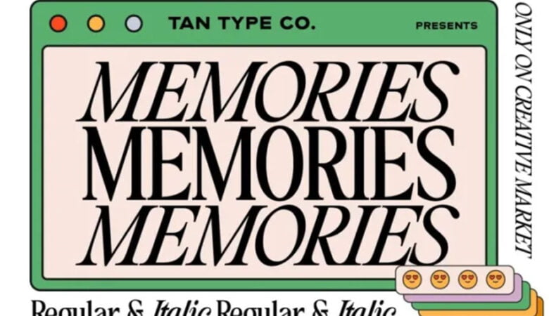 Tan Memories Font