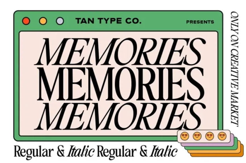 Tan Memories Font