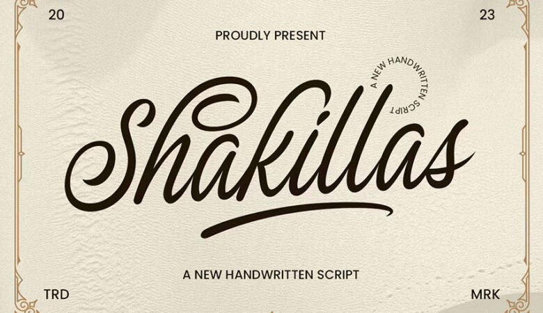 The Shakillas Font