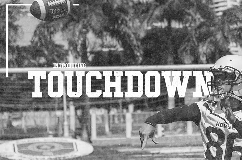 Touchdown Slab Font