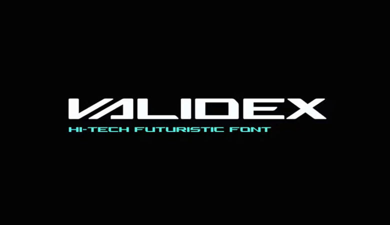 Validex Technology Font