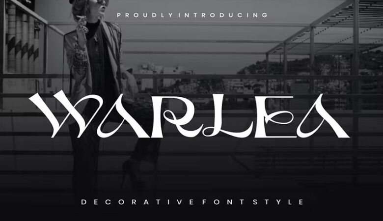 Warlea Decorative Font