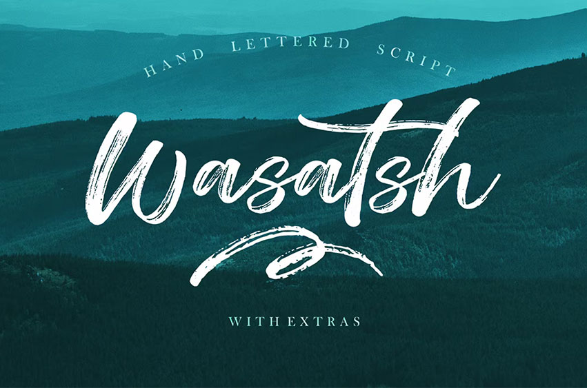 Wasatsh Brush Font