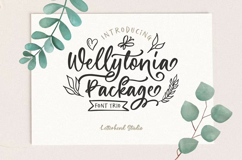 Wellytonia Package Font