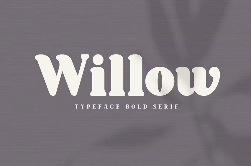 Willow Bold Serif Font