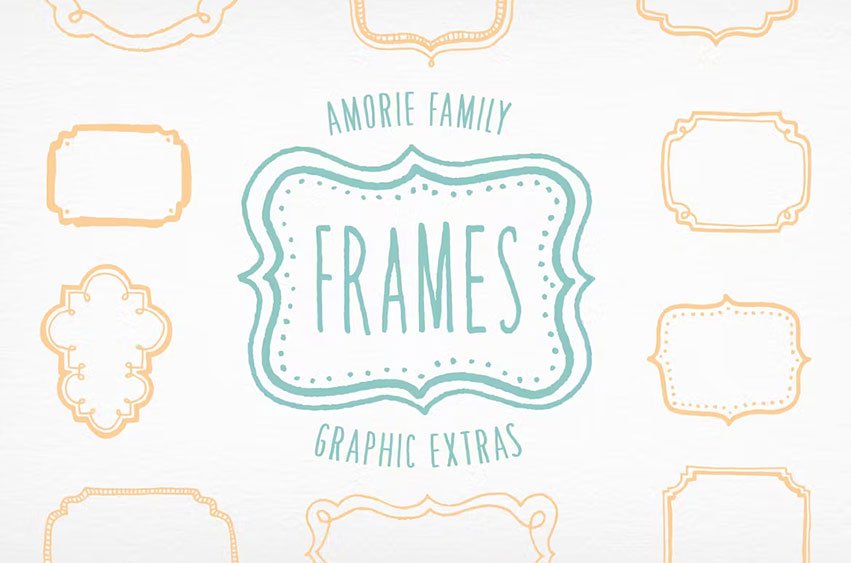 Amorie Frames Font