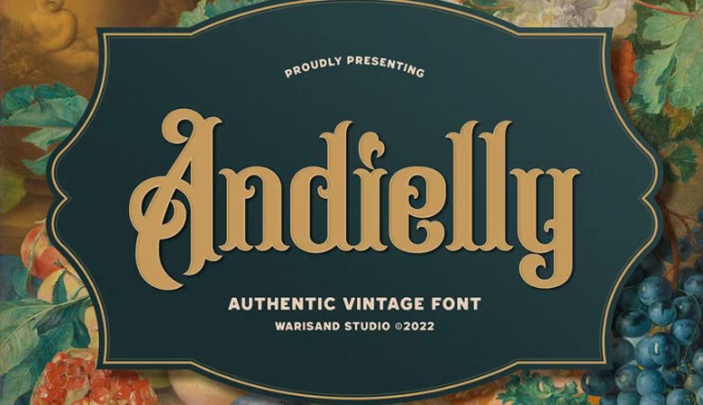 Andielly Vintage Font