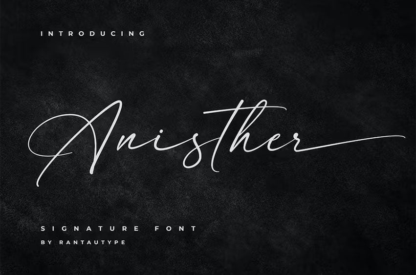 Anisther Font