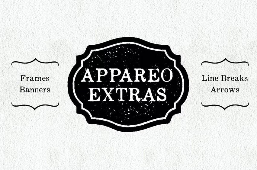 Appareo Extras Font